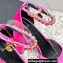 Versace Heel 11cm Aevitas Single Platform 4cm Pumps Satin Dark Pink 2023