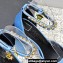 Versace Heel 11cm Aevitas Single Platform 4cm Pumps Satin Blue 2023