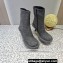JW Anderson Heel 9cm Bumper-tube short boots Denim Gray 2023