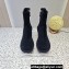 JW Anderson Heel 9cm Bumper-tube short leather boots Suede Black 2023
