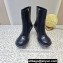 JW Anderson Heel 9cm Bumper-tube short leather boots Black 2023
