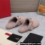 Valentino Shearling Roman Stud Sabots Slip On Mules Nude