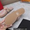 Valentino Shearling Roman Stud Sabots Slip On Mules Leather Nude