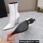 Versace Heel 10cm Calfskin Pin-Point Ankle Boots White 2023