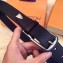 Louis Vuitton Width 3.5cm Double Sides Belts Black 2018