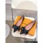Louis Vuitton Blossom Flat Ballerinas Patent Black with Bow 2023