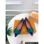 Louis Vuitton Blossom Flat Ballerinas Suede Blue/Green with Bow 2023