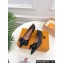 Louis Vuitton Heel 6cm Blossom Pumps Patent Black with Bow 2023