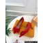 Louis Vuitton Heel 6cm Blossom Pumps Suede Red with Bow 2023