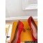 Louis Vuitton Heel 6cm Blossom Pumps Suede Red with Bow 2023
