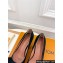 Louis Vuitton Heel 6cm Blossom Pumps Suede Black with Bow 2023