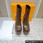 NAKED WOLFE Heel 14.5cm Jane Platform 6cm Leather Heeled-boots Coffee 2023
