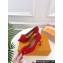 Louis Vuitton Heel 8cm Blossom Pumps Suede Red with Bow 2023