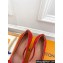 Louis Vuitton Heel 8cm Blossom Pumps Suede Red with Bow 2023