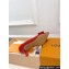 Louis Vuitton Heel 8cm Blossom Pumps Suede Red with Bow 2023