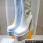 NAKED WOLFE Heel 14.5cm Jane Platform 6cm Leather Heeled-boots White 2023