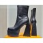 NAKED WOLFE Heel 14.5cm Jane Platform 6cm Leather Heeled-boots Black 2023