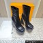 NAKED WOLFE Heel 14.5cm Jane Platform 6cm Leather Heeled-boots Black 2023