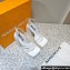 NAKED WOLFE Heel 14cm Jada Leather platform 5.5cm sandals White 2023