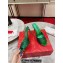 Christian Louboutin Heel 10cm Me Dolly Glittered calf leather Mules Green