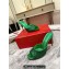 Christian Louboutin Heel 10cm Me Dolly Glittered calf leather Mules Green