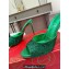Christian Louboutin Heel 10cm Me Dolly Glittered calf leather Mules Green