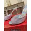 Christian Louboutin Heel 10cm Me Dolly Glittered calf leather Mules Silver