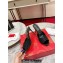Christian Louboutin Heel 10cm Me Dolly Glittered calf leather Mules Black