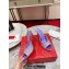 Christian Louboutin Heel 10cm Me Dolly Glittered calf leather Mules Purple