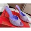Christian Louboutin Heel 10cm Me Dolly Glittered calf leather Mules Purple