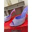Christian Louboutin Heel 10cm Me Dolly Glittered calf leather Mules Purple