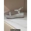 Christian Louboutin Heel 6cm Pyraclou Studded leather Spike wedge Sandals Silver