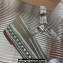 Christian Louboutin Heel 6cm Pyraclou Studded leather Spike wedge Sandals Silver