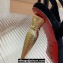 Christian Louboutin Heel 10cm Lipqueen Sandals Velvet Black