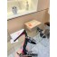 Christian Louboutin Heel 10cm Just Chain Leather Slide Sandals Black