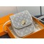 Louis Vuitton Monogram Canvas Pochette Cancun Pouch Bag M60018 Beige 2023