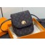 Louis Vuitton Monogram Pochette Cancun Pouch Bag M60018 Denim Coffee 2023