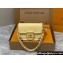 Louis Vuitton Calfskin Mini Dauphine Bag M22597 Yellow 2023