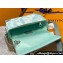 Louis Vuitton Monogram Aquagarden canvas Steamer Wearable Wallet Bag M22637 Crystal Blue 2023