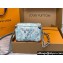Louis Vuitton Monogram Aquagarden canvas Mini Soft Trunk Bag M22588 Crystal Blue 2023