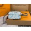 Louis Vuitton Monogram Aquagarden canvas Mini Soft Trunk Bag M22588 Crystal Blue 2023
