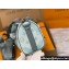 Louis Vuitton Monogram Aquagarden canvas Keepall Bandoulière 25 Bag M22527 Crystal Blue 2023