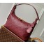 Louis Vuitton Embossed supple grained cowhide leather Sac Sport Bag M46674 Wine Red 2023