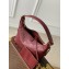 Louis Vuitton Embossed supple grained cowhide leather Sac Sport Bag M46674 Wine Red 2023