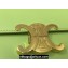 Celine CHAIN SHOULDER BAG triomphe in Shiny calfskin 197993 Green