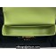 Celine CHAIN SHOULDER BAG triomphe in Shiny calfskin 197993 Green