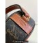 Celine CROSSBODY OVAL PURSE cuir triomphe in Triomphe canvas and calfskin Tan 101703