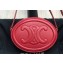 Celine CROSSBODY OVAL PURSE cuir triomphe in SMOOTH CALFSKIN 101703 Red