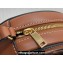 Celine CROSSBODY OVAL PURSE cuir triomphe in TEXTILE TRIOMPHE AND CALFSKIN Natural / Tan 101703