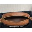 Celine CROSSBODY OVAL PURSE cuir triomphe in RAFFIA EFFECT TEXTILE AND CALFSKIN Natural / Tan 101703